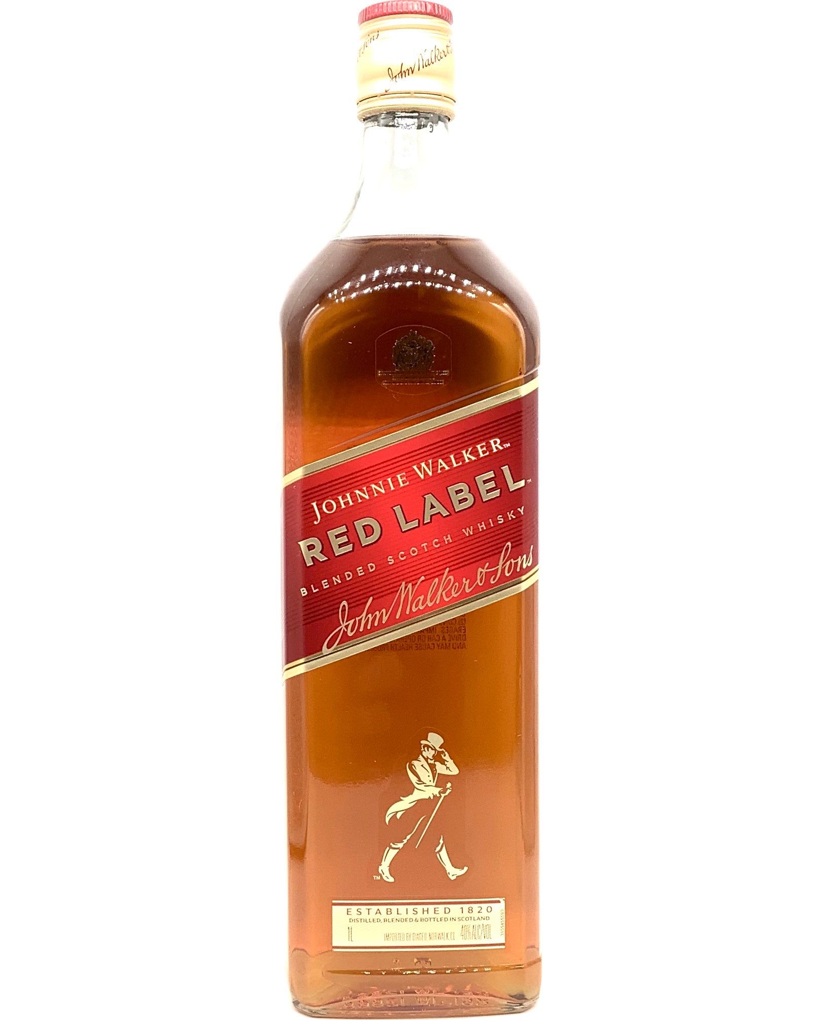 Johnnie Walker Red Label Scotch Whisky 1L, whisky 1l 