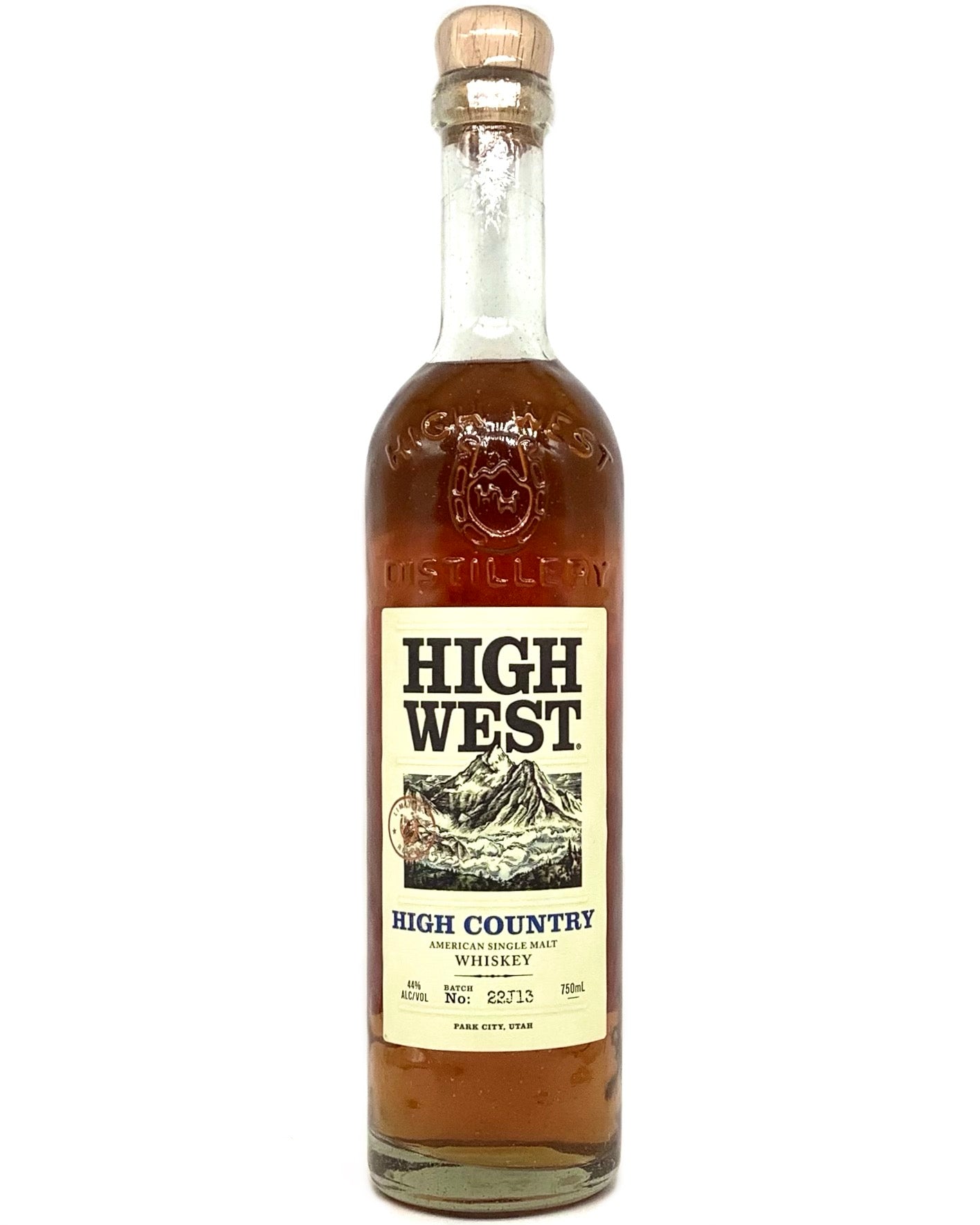 High West High Country American Single Malt Whiskey, Utah 750ml