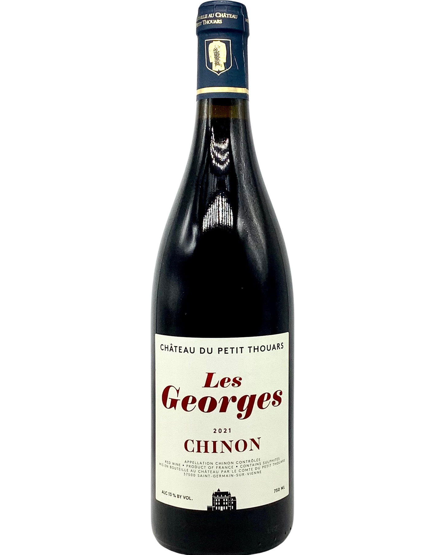 Château du Petit Thouars, Cabernet Franc "Les Georges" Chinon, Loire Valley, France 2021