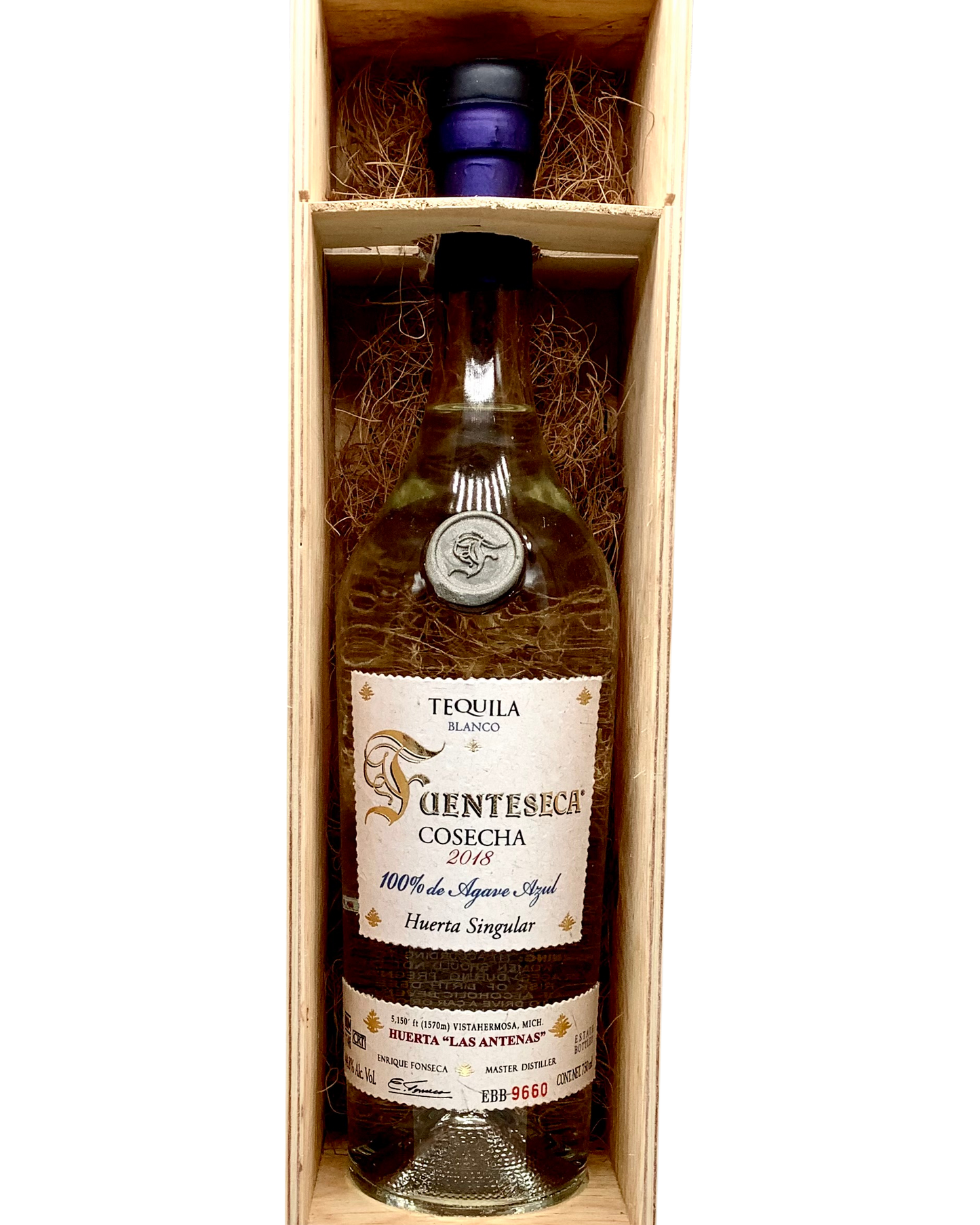 Fuenteseca, Tequila Blanco, Cosecha "Huerta Singular Las Antenas" Mexico 2018 newarrival organic sustainable