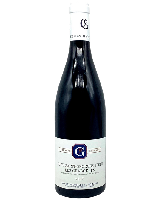 Philippe Gavignet, Pinot Noir, Nuits-Saint-Georges 1er Cru Les Chaboeufs, Côte de Nuits, Burgundy, France 2017 newarrival