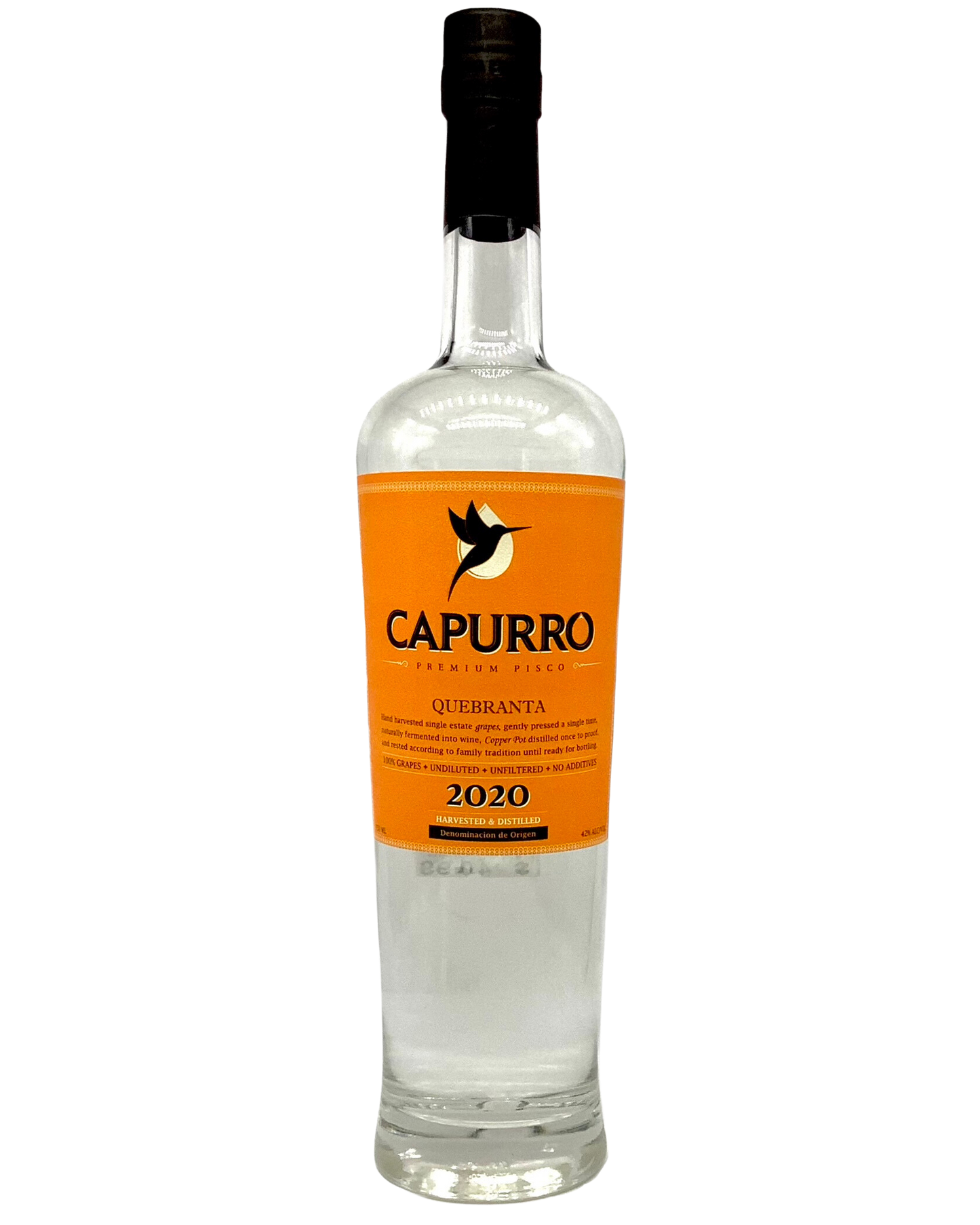 Capurro, Pisco Quebranta, Nasca, Peru 2020 750ml newarrival noadditives undiluted unfiltered