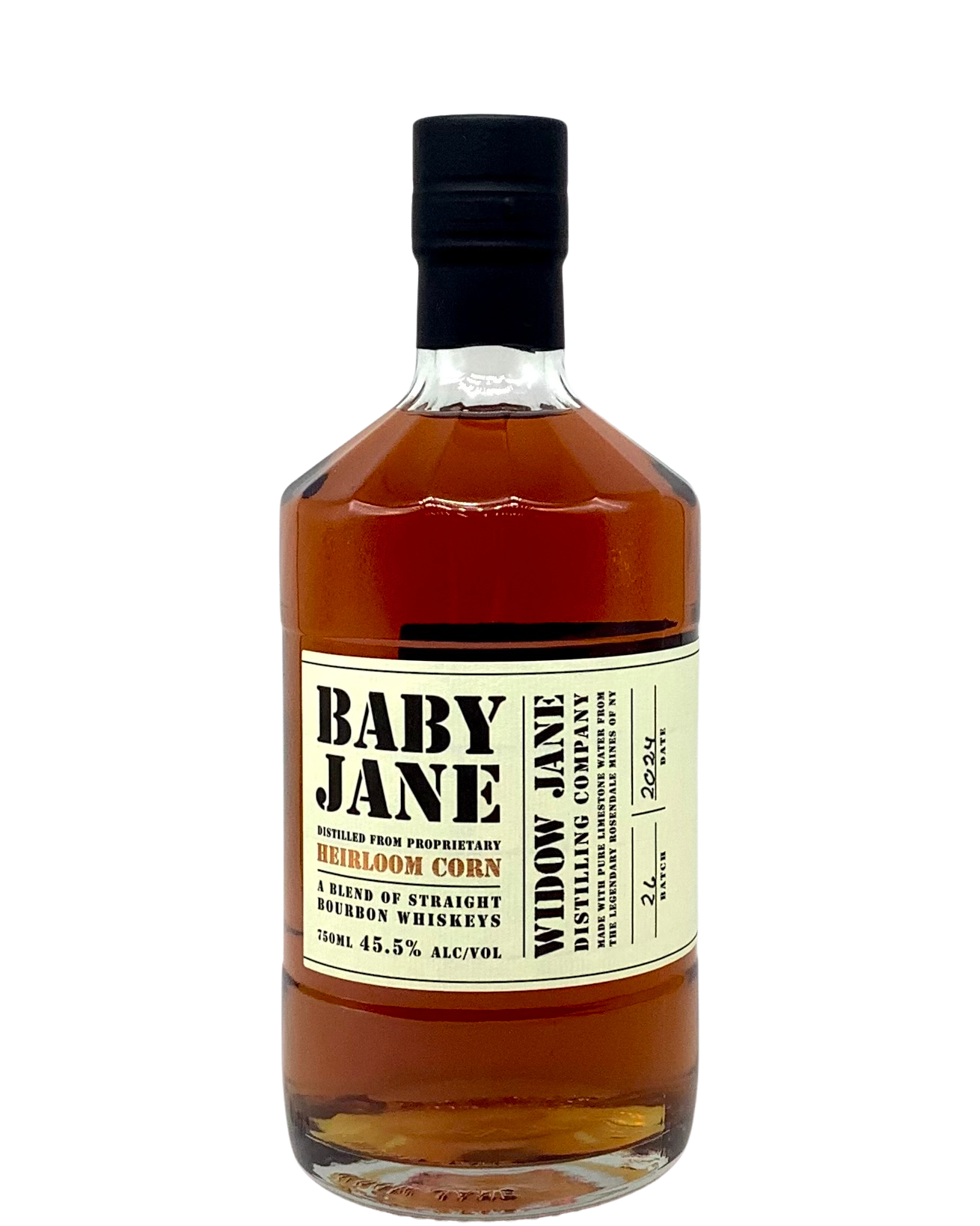 Widow Jane "Baby Jane" Heirloom Corn Bourbon Whiskey, Brooklyn 750ml kosher newarrival newyork