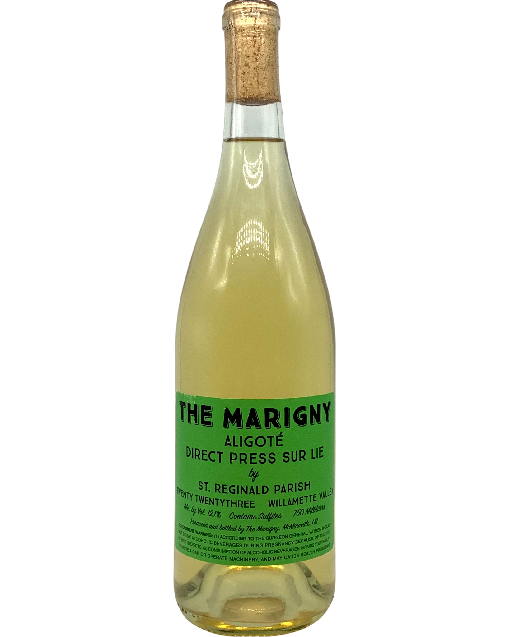 St Reginald Parish, Aligoté "The Marigny" Direct Press Sur Lie, Willamette, Oregon 2023 newarrival organic