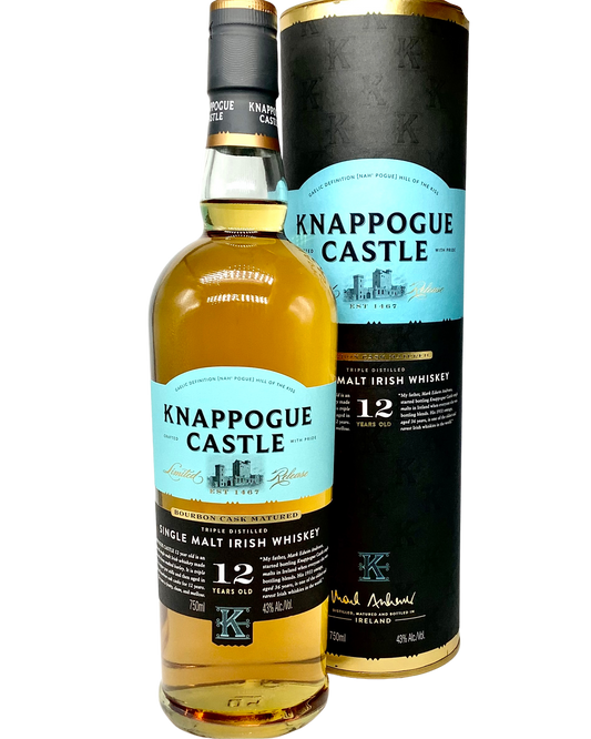 Knappogue Castle 12 Year Single Malt Irish Whiskey 750ml newarrival