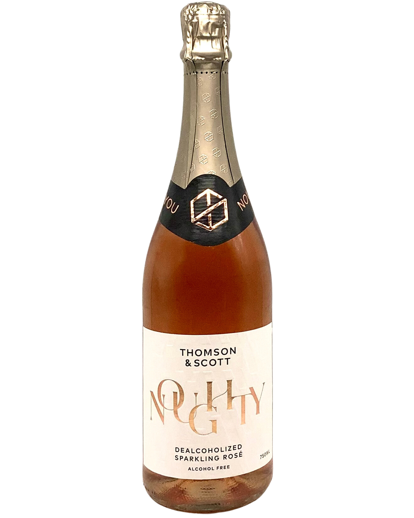 Thomson & Scott "Noughty" Dealcoholized Sparkling Brut Rosé, Germany heritagefire organic vegan