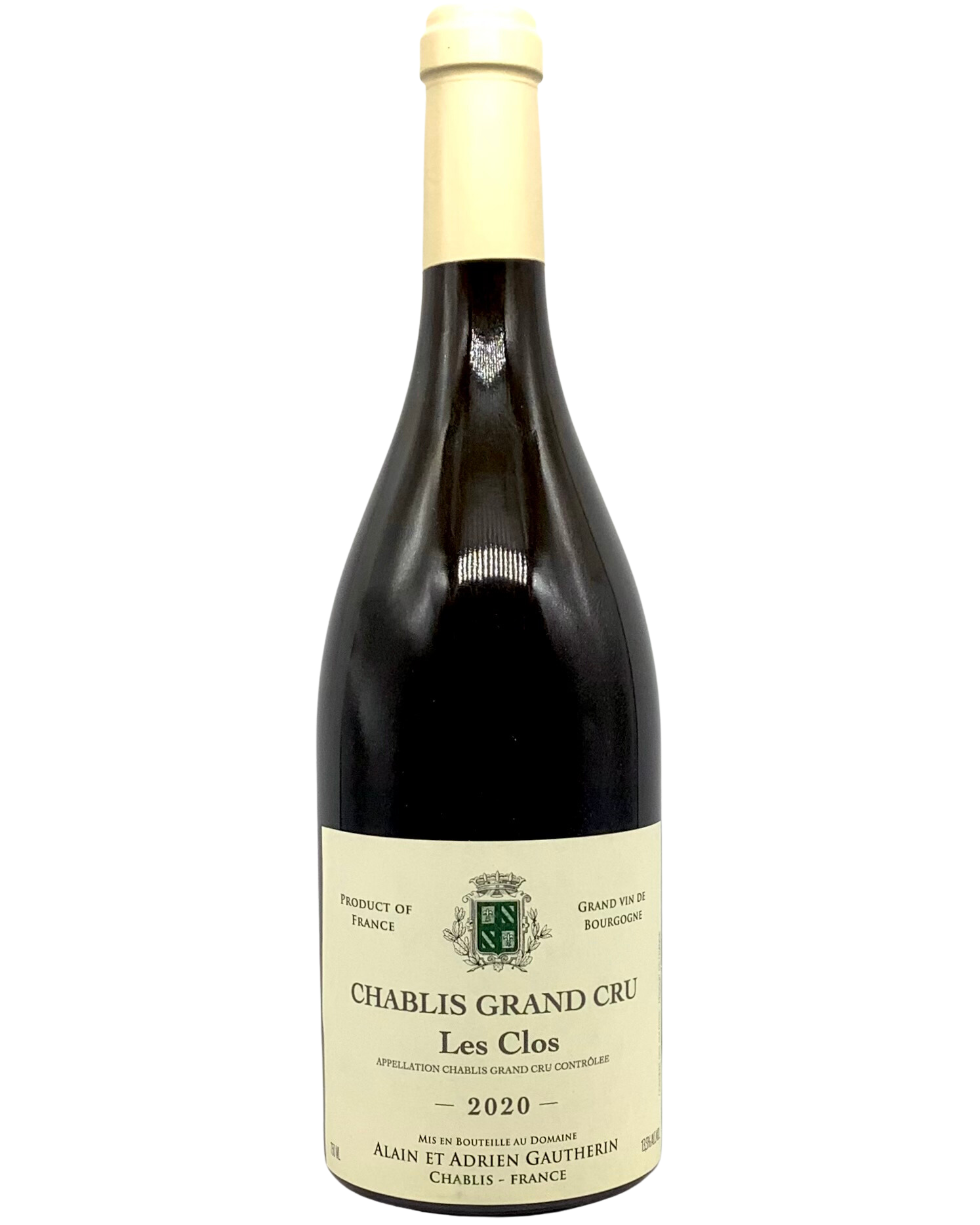 Alain et Adrien Gautherin, Chardonnay, Chablis Grand Cru Les Clos, Burgundy, France 2020 newarrival