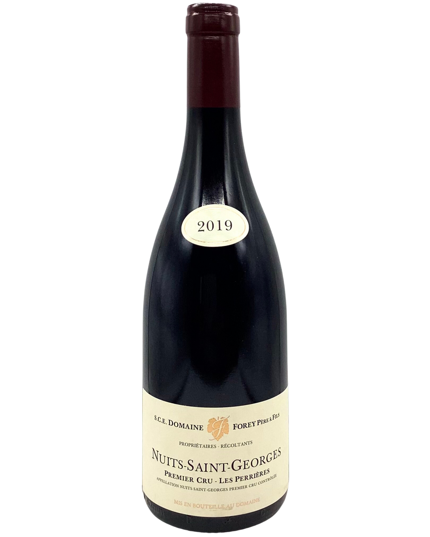 Domaine Forey, Pinot Noir, Nuits-Saint-Georges 1er Cru "Les Perrières" Côte de Nuits, Burgundy, France 2019