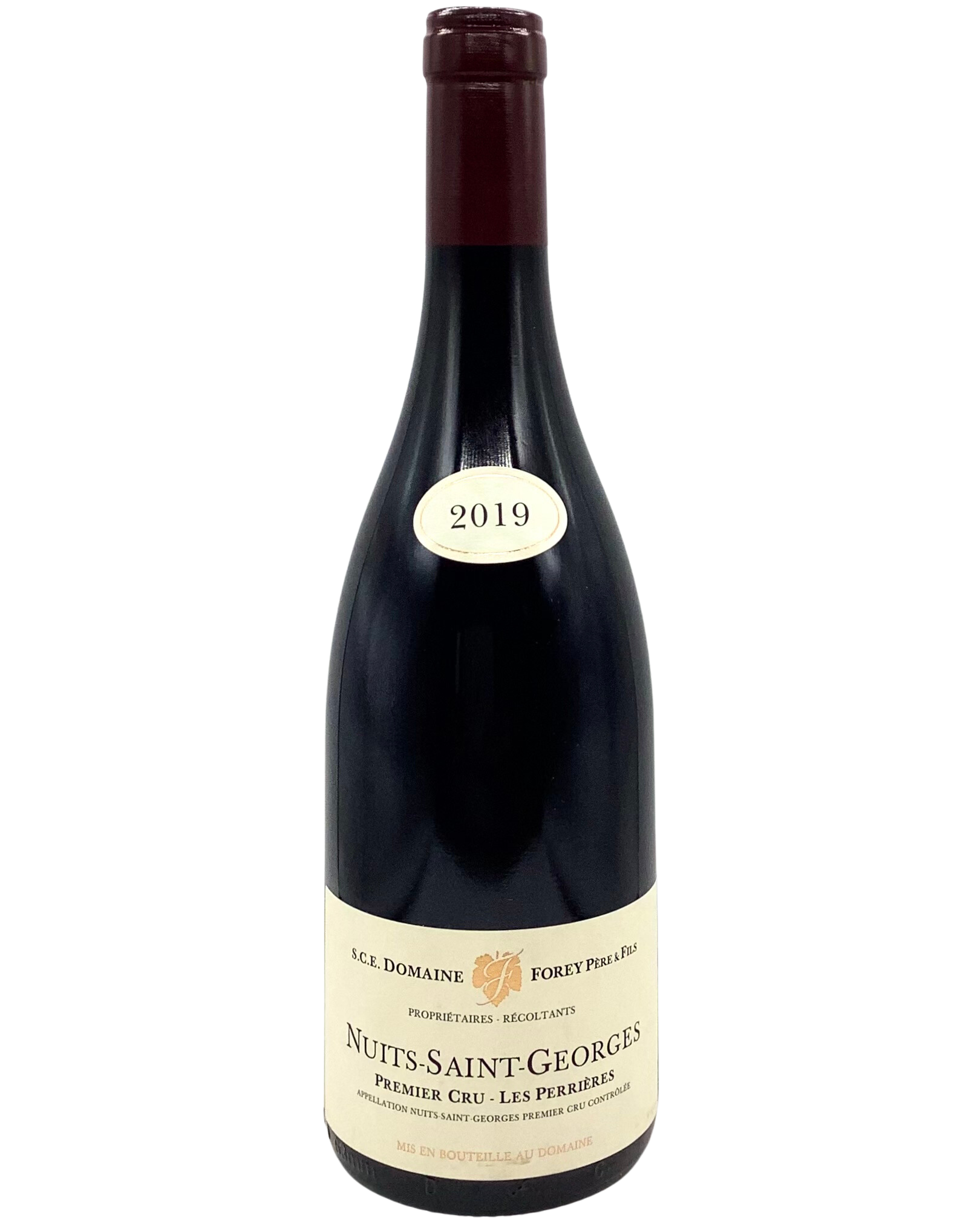 Domaine Forey, Pinot Noir, Nuits-Saint-Georges 1er Cru "Les Perrières" Côte de Nuits, Burgundy, France 2019