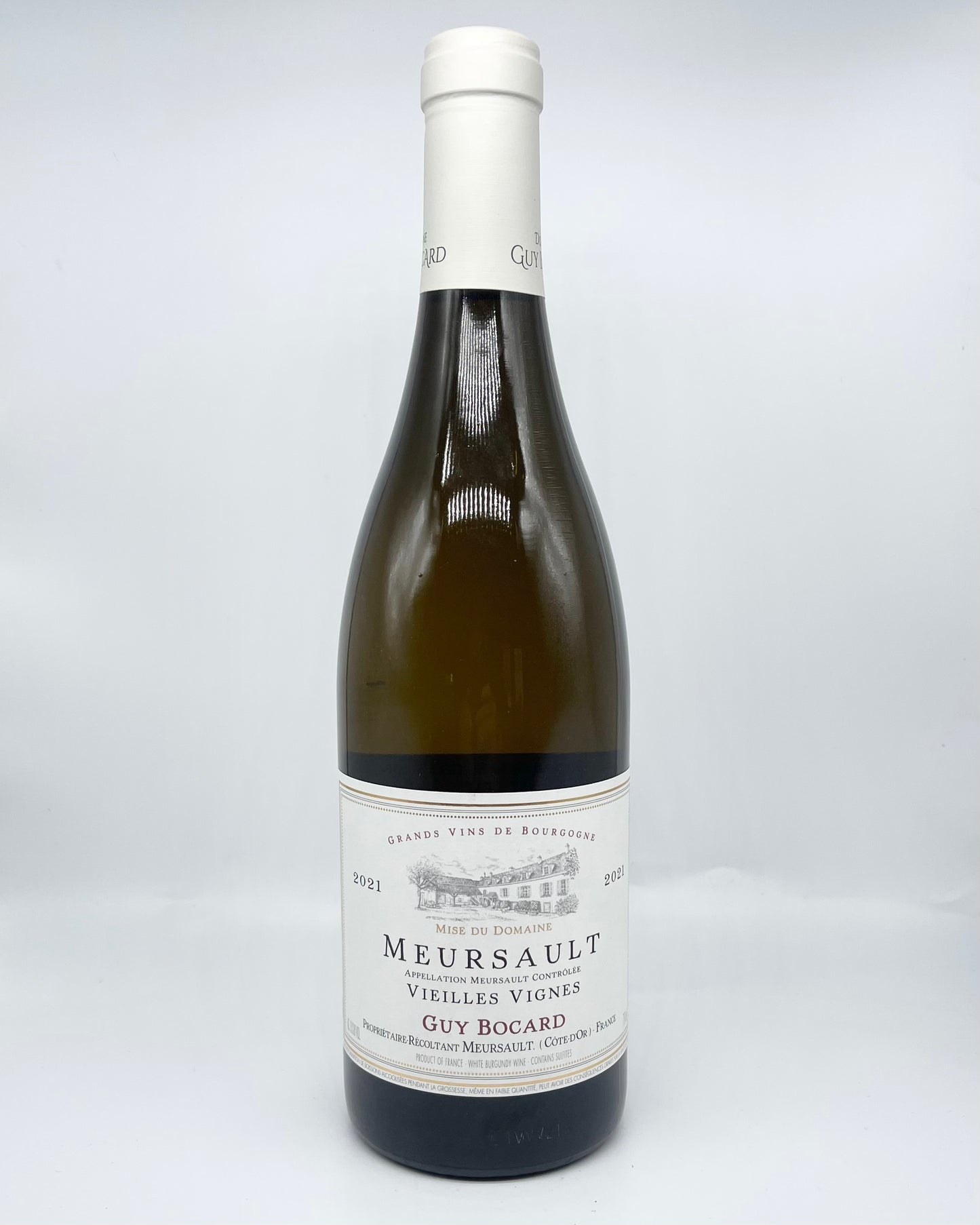 Domaine Guy Bocard, Chardonnay, Meursault Vieilles Vignes, Côte de Beaune, France 2021