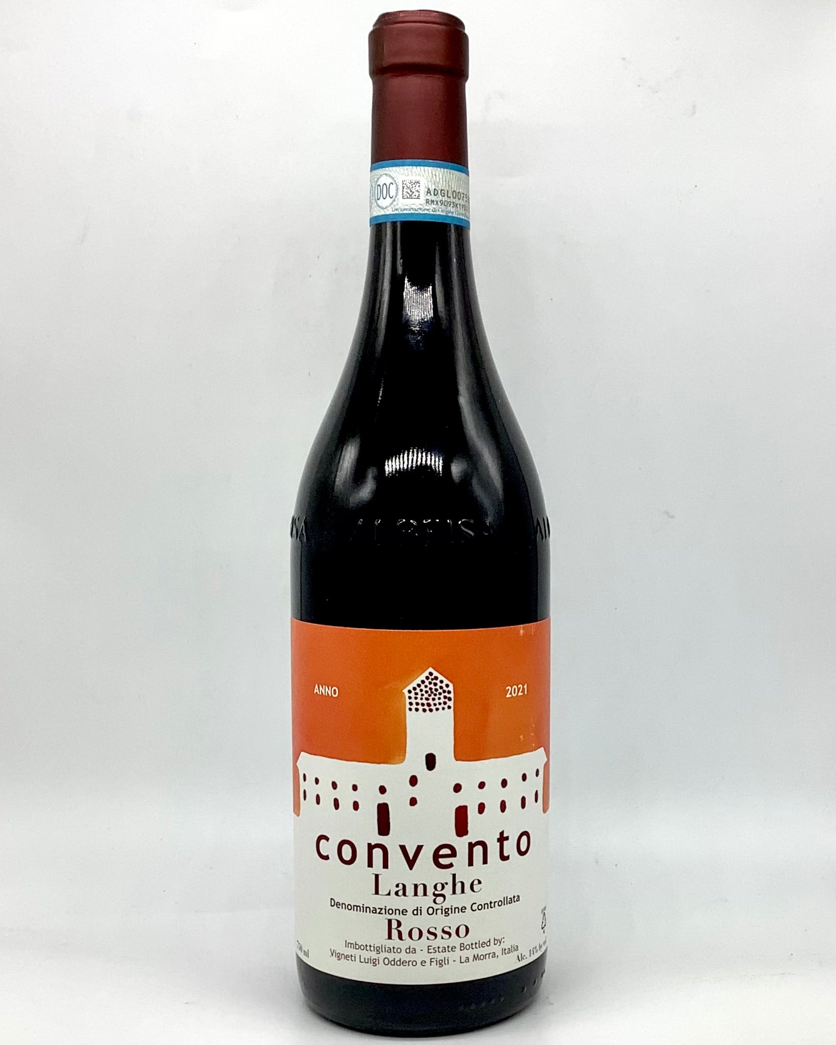 Vignetti Luigi Oddero e Figli, Langhe Rosso "Convento" DOC, Piedmont, Italy 2021 newarrival