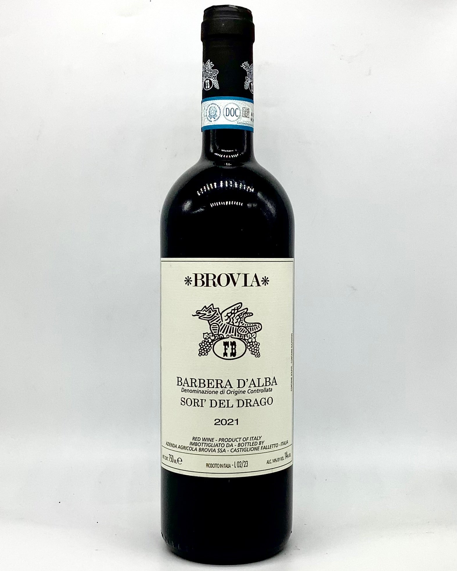 Brovia, Barbera d'Alba "Sorí del Drago" Piedmont, Italy 2021 newarrival