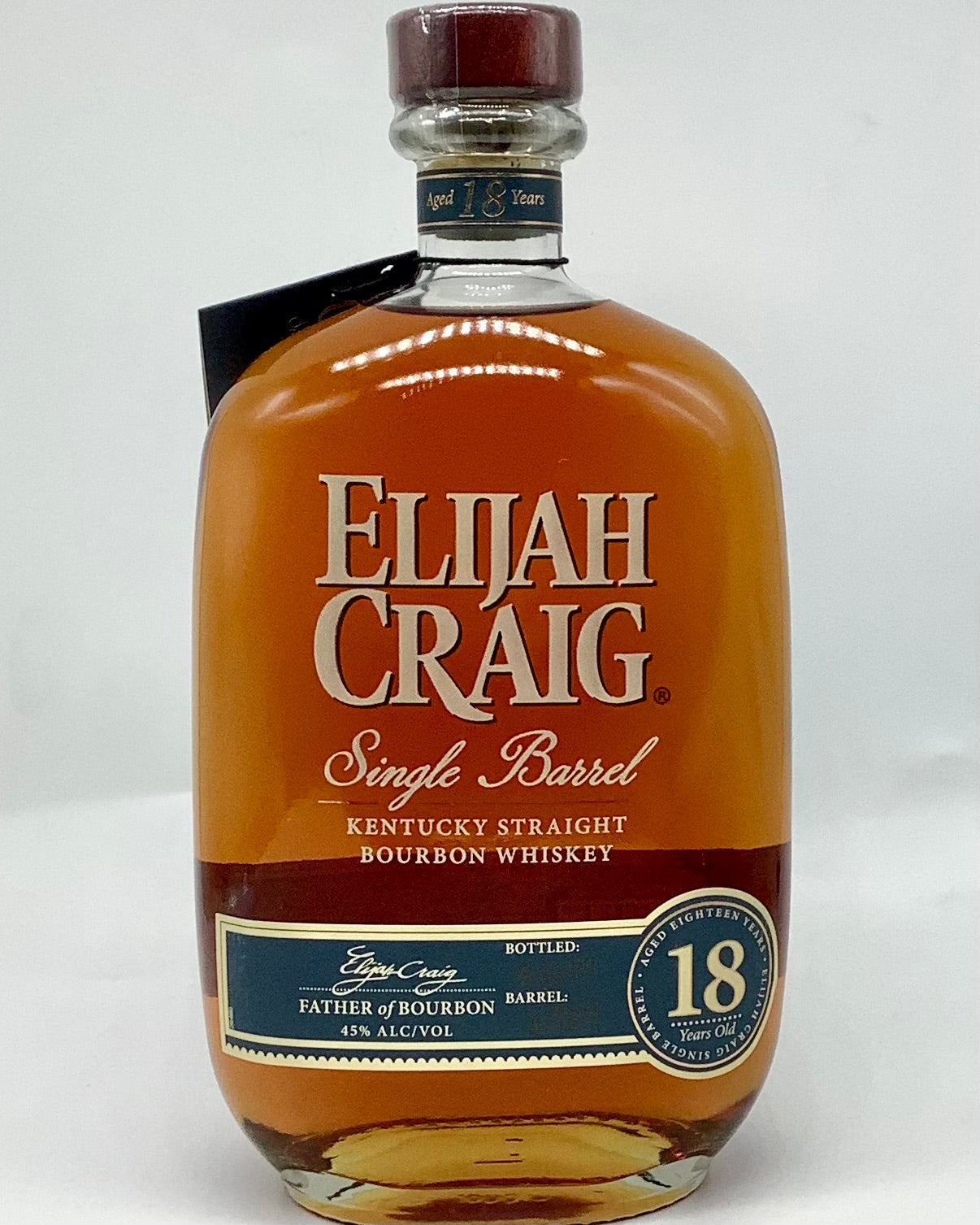 Elijah Craig 18 Year Single Barrel Kentucky Straight Bourbon Whiskey