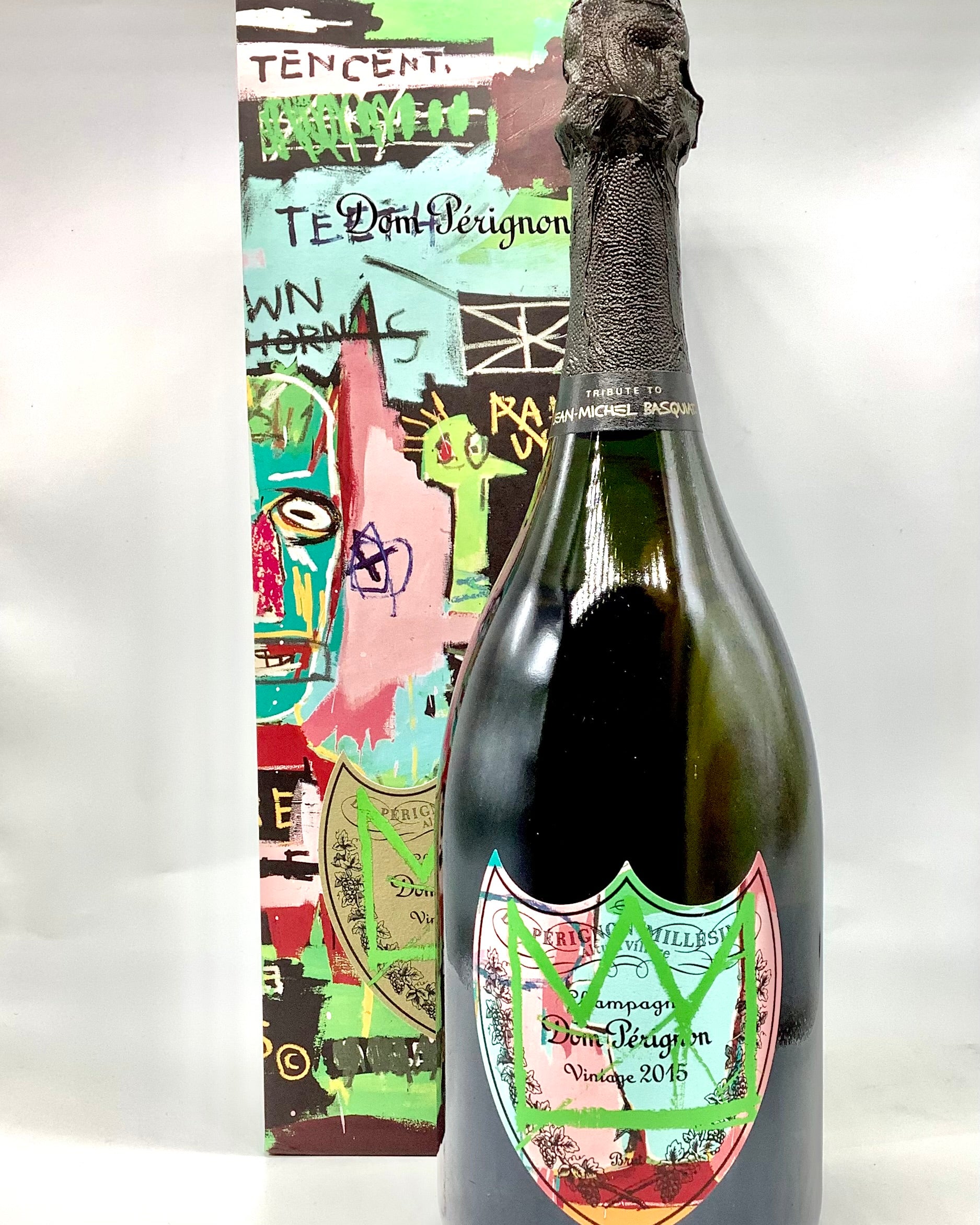 Dom Pérignon – Tribute to Jean-Michel Basquiat – Special Edition Green – Vintage 2015 newarrival