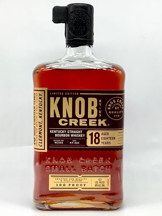 Knob Creek 18 Year Old Kentucky Straight Bourbon Whiskey newarrival