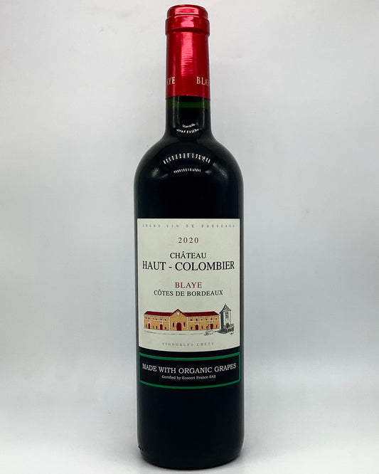 Château Haut-Colombier, Bordeaux Rouge, Blaye, Côtes de Bordeaux, France 2020 certifiedorganic organic