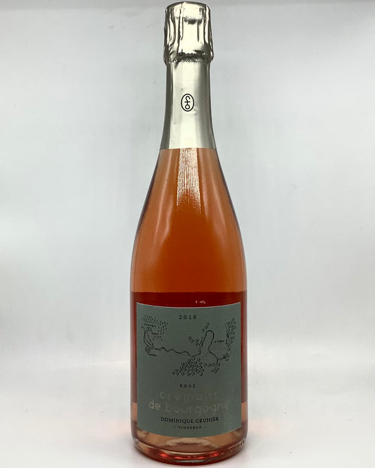 Dominique Gruhier, Crémant de Bourgogne Rosé, Burgundy, France 2018 newarival