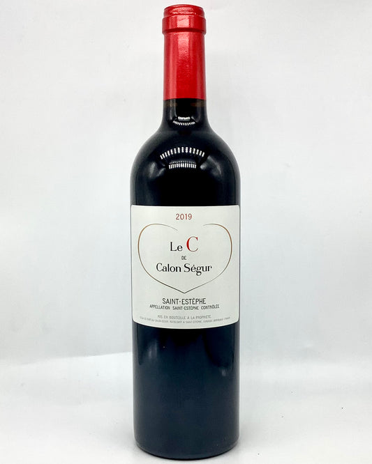 Le C de Calon Ségur (3rd of 3ème) Saint-Estéphe, Bordeaux, France 2019 newarrival