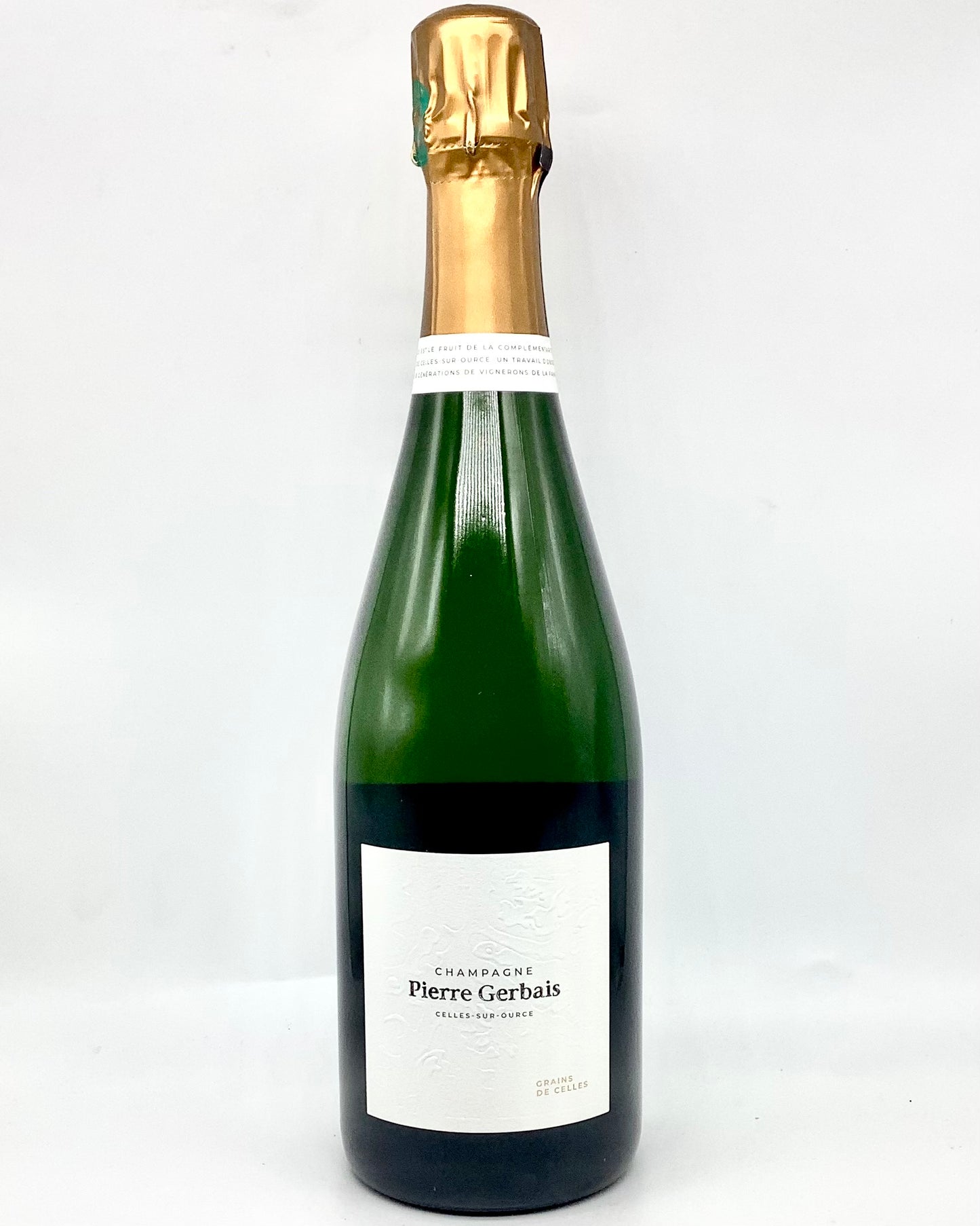 Pierre Gerbais, Champagne Grains de Celles Extra Brut, Celles-sur-Ource, Champagne, France NV newarrival organic