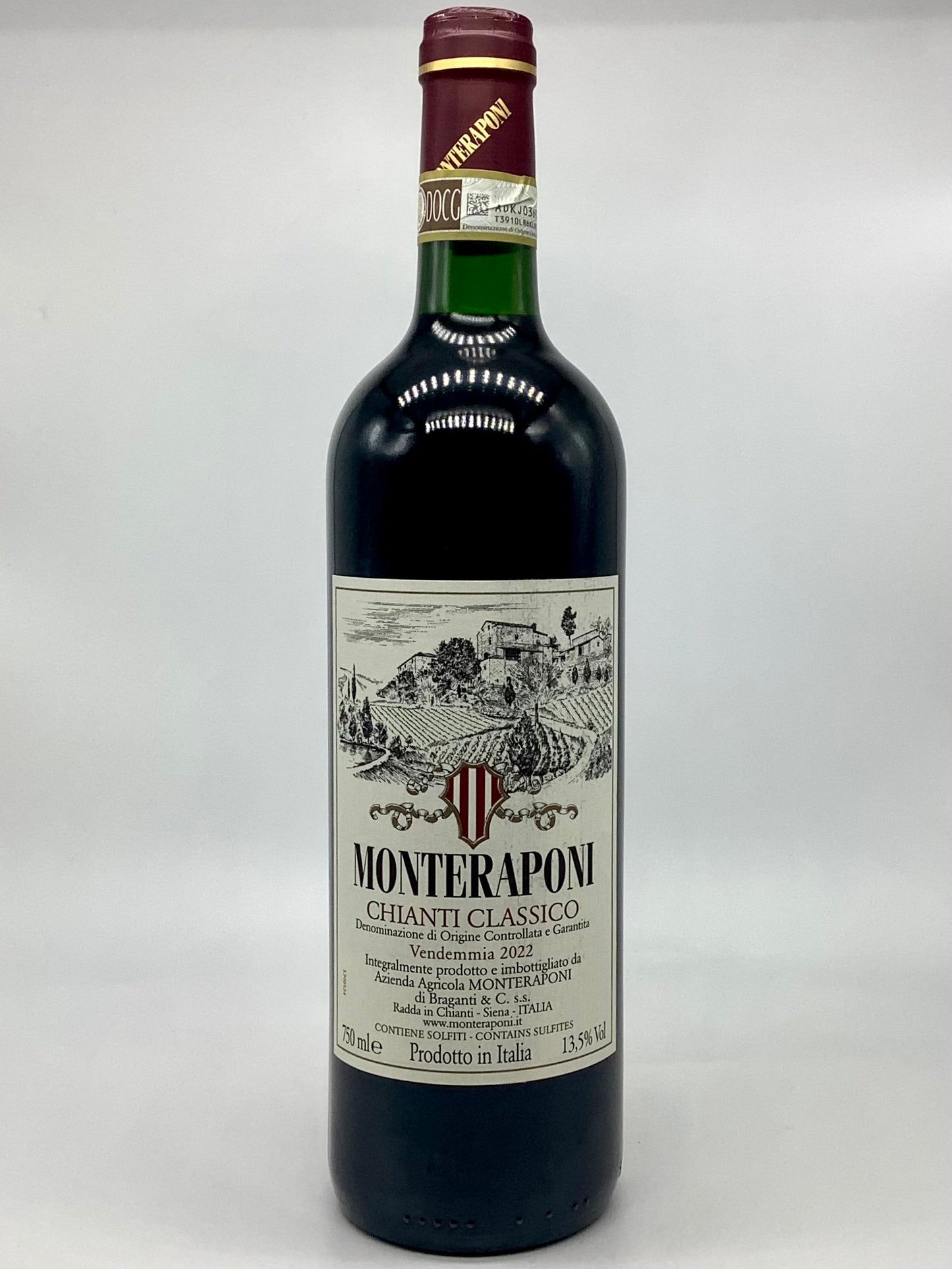 Monteraponi, Sangiovese, Chianti Classico, Tuscany, Italy 2022