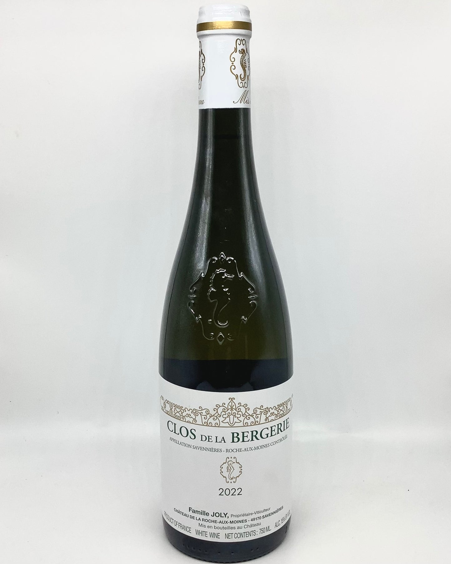 Famille Joly, Chenin Blanc Clos de la Bergerie, Savennières, Loire Valley, France 2022 biodynamic newarrival