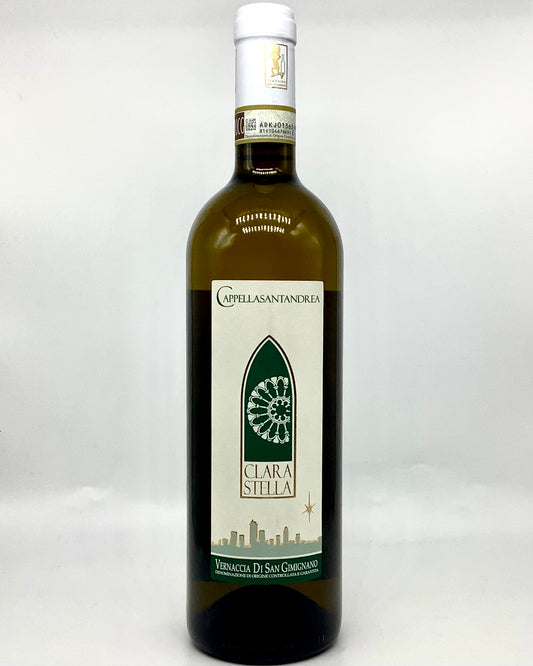 Cappella Sant'Andrea, Vernaccia di San Gimignano "Clara Stella" Tuscany, Italy 2023 certifiedorganic newarrival organic