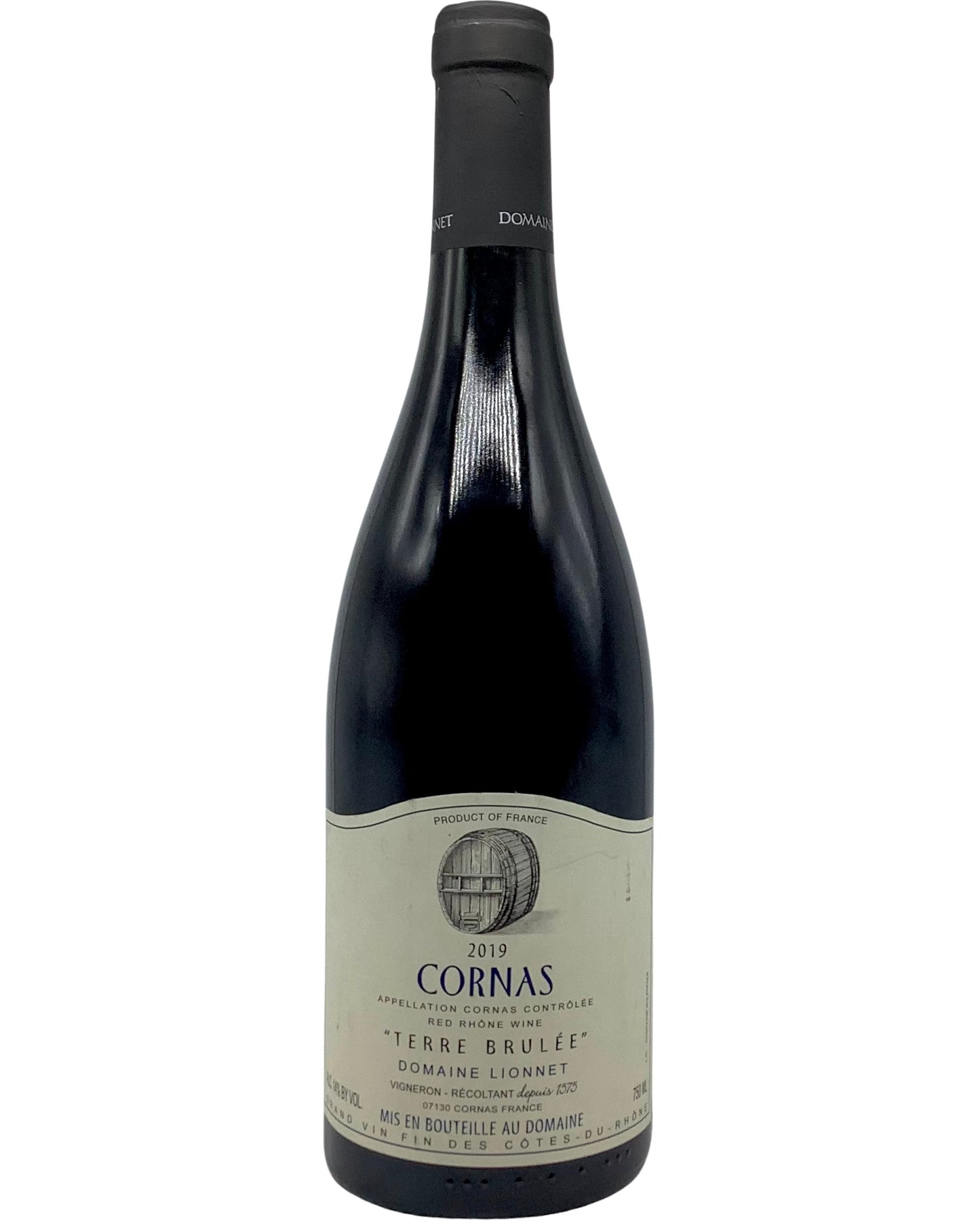 Domaine Lionnet, Syrah "Terre Brulée" Cornas, Northern Rhône, France 2019 newarrival organic