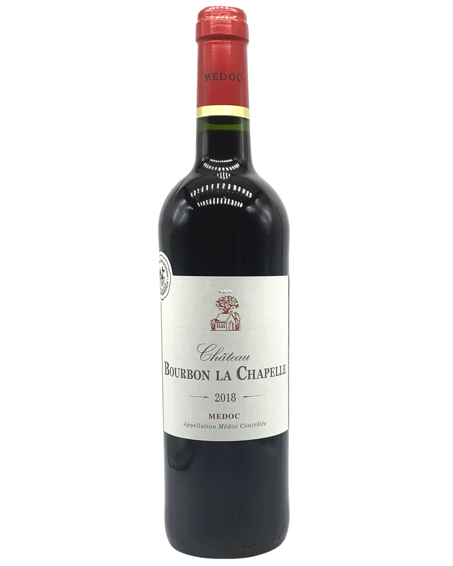 Château Bourbon la Chapelle, Cabernet Sauvignon & Merlot, Médoc, Bordeaux, France 2018