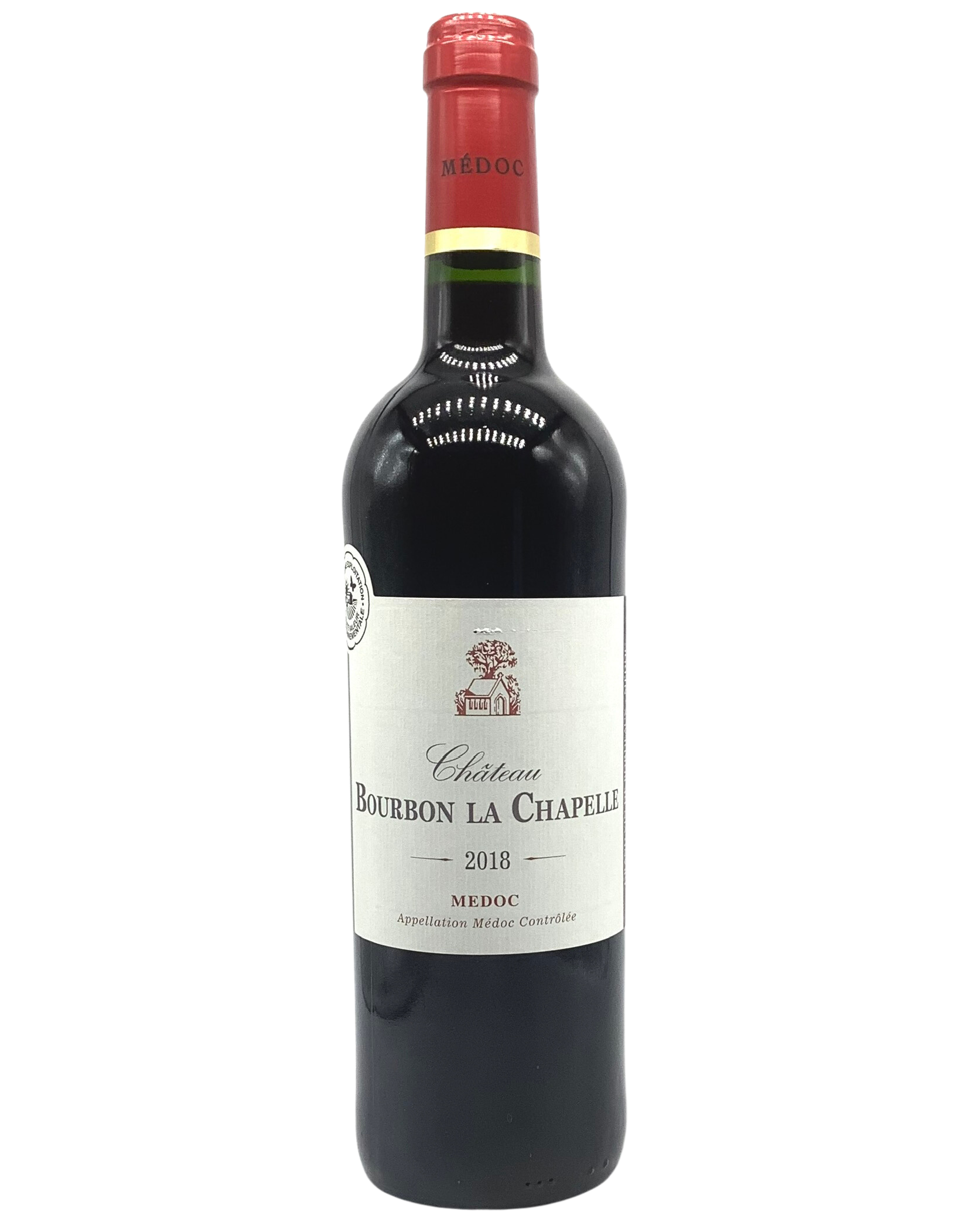 Château Bourbon la Chapelle, Cabernet Sauvignon & Merlot, Médoc, Bordeaux, France 2018