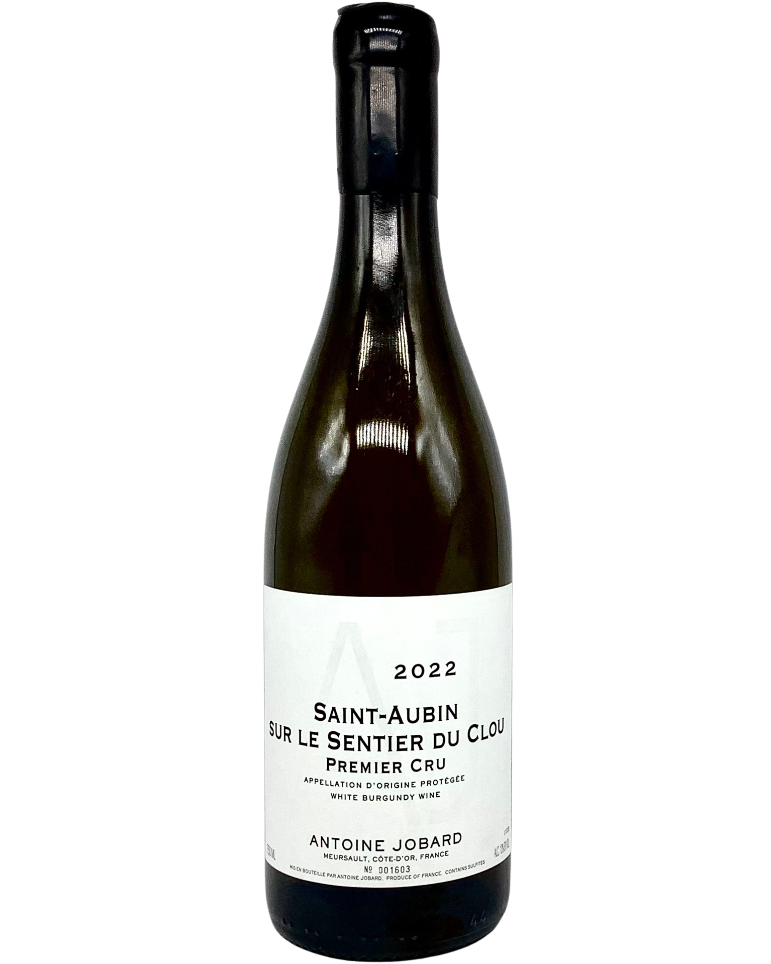 Antoine Jobard, Chardonnay, Saint-Aubin 1er Cru Sur le Sentier du Clou, Côte de Beaune, Burgundy, France 2022 newarrival