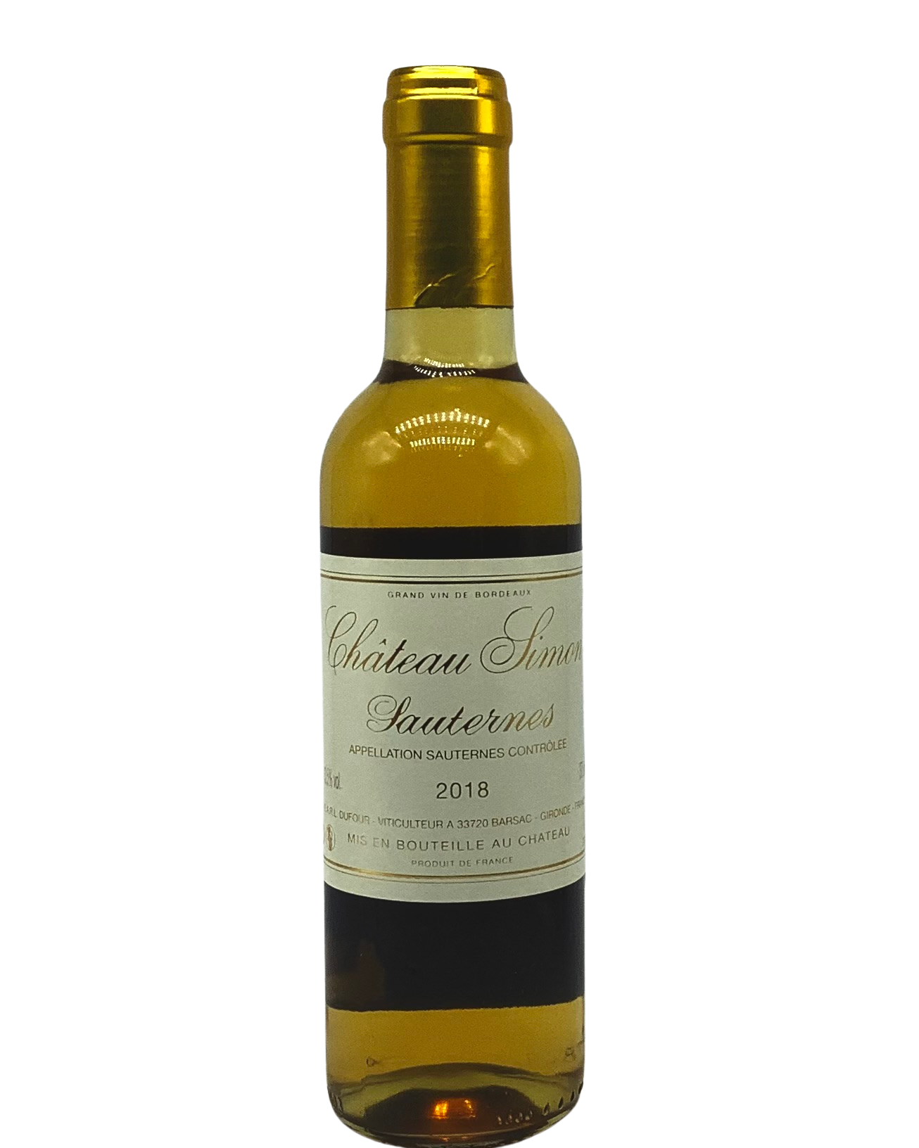 Château Simon, Sémillon, Sauternes, Bordeuax, France 2018, 375ml newarrival sustainable