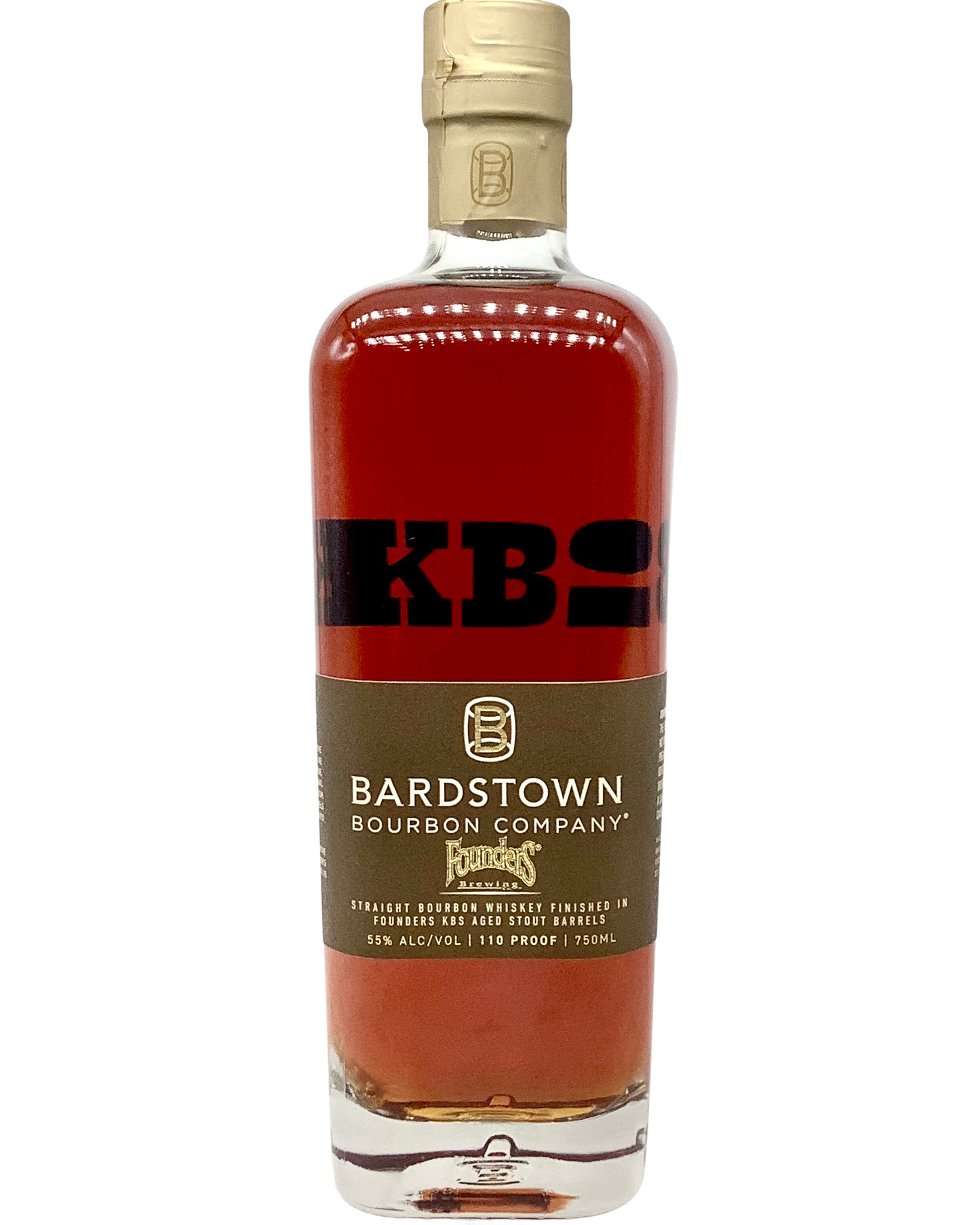 Bardstown Bourbon Collaborative Series, Straight Bourbon Finished In Founder's KBS Stout Barrels, 110 Proof 750ml