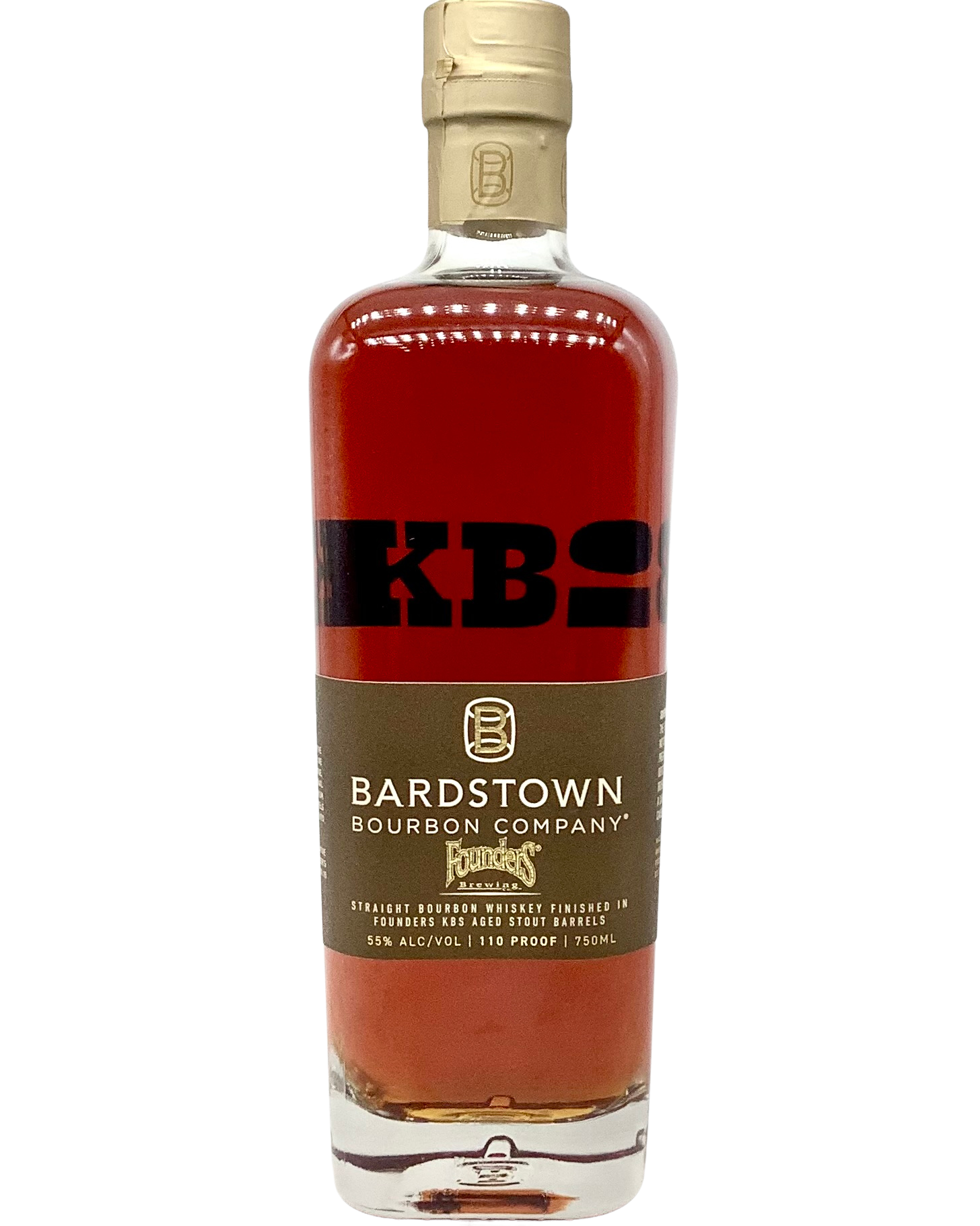 Bardstown Bourbon Collaborative Series, Straight Bourbon Finished In Founder's KBS Stout Barrels, 110 Proof 750ml