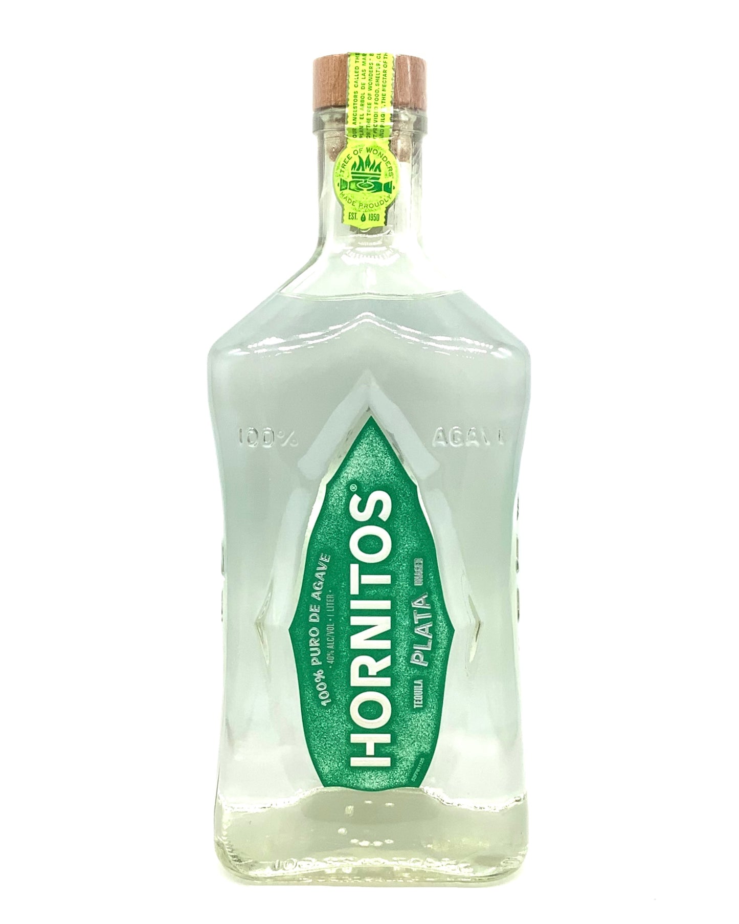 Hornitos Tequila Plata 1L