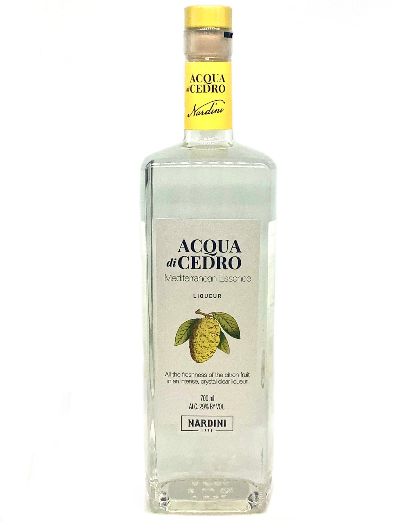 Nardini Acqua di Cedro, Mediterranean Essence Citron Liqueur, Italy 700ml newarrival